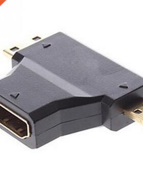 3 in1 Micro HDMI male + Mini HDMI male to HDMI 1.4 Female ca