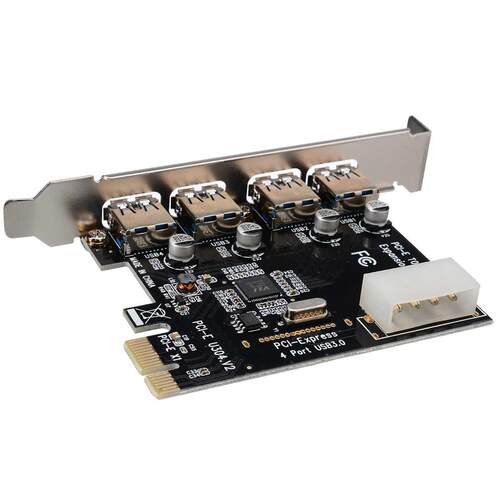 1Set Desop Computer USB Express Expansion Riser Card 4 Por