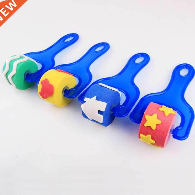 New 30pcs Children Sponge Paint Brushes Drawing Tools for Ch