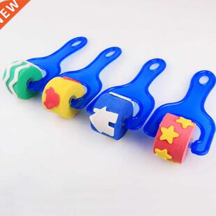 New 30pcs Children Sponge Paint Brushes Drawing Tools for Ch