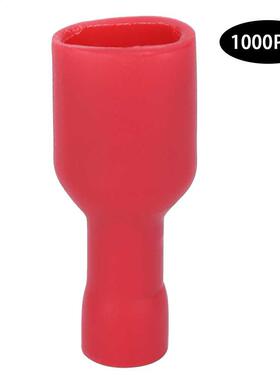 1000Pcs FDFD1-250 Female Terminal PVC Full Insulation Female
