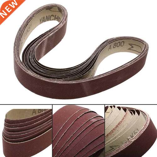 20Pcs Sanding Belts 760x25mm 60-1000 Grit Strip Oxide Paper