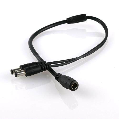 ( 5 pcs ) 5.5 x 2.1mm 1 Female To 2 Male AC DC Power Supply