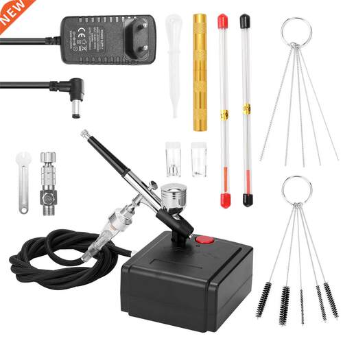 Professional Airbrush Set Dual-Action Airbrush Compressor 0.