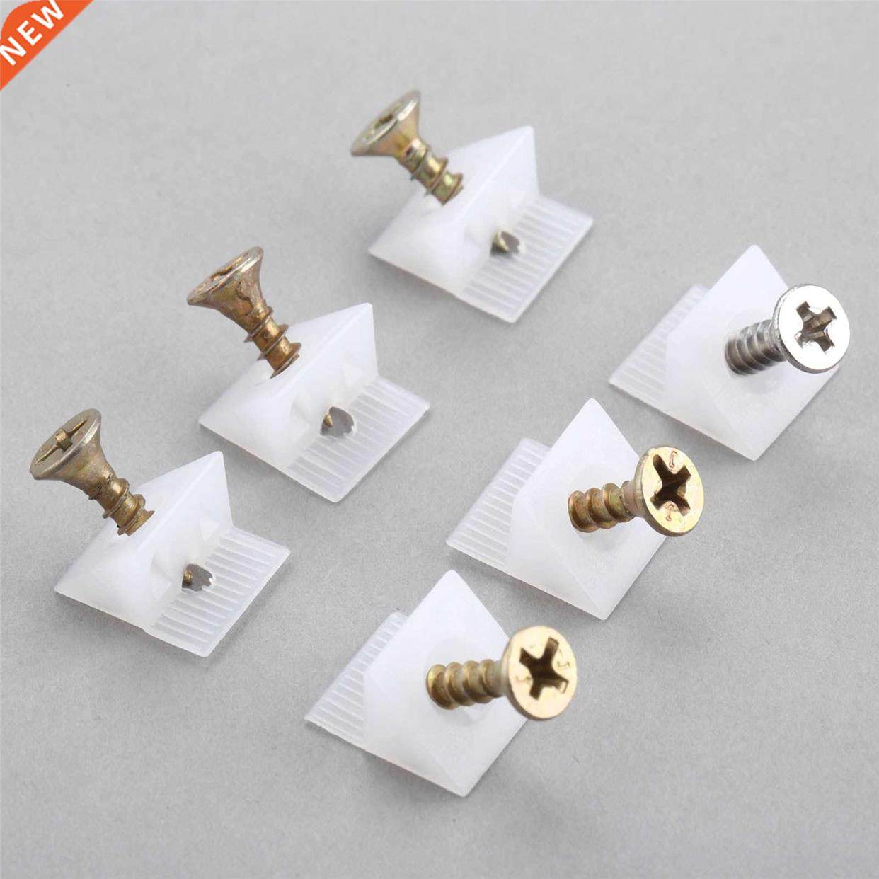 50Pc Plastic Cabinet Corner Connectors 45 Degree Angle Furni