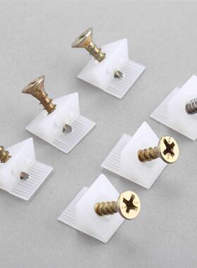 50Pc Plastic Cabinet Corner Connectors 45 Degree Angle Furni