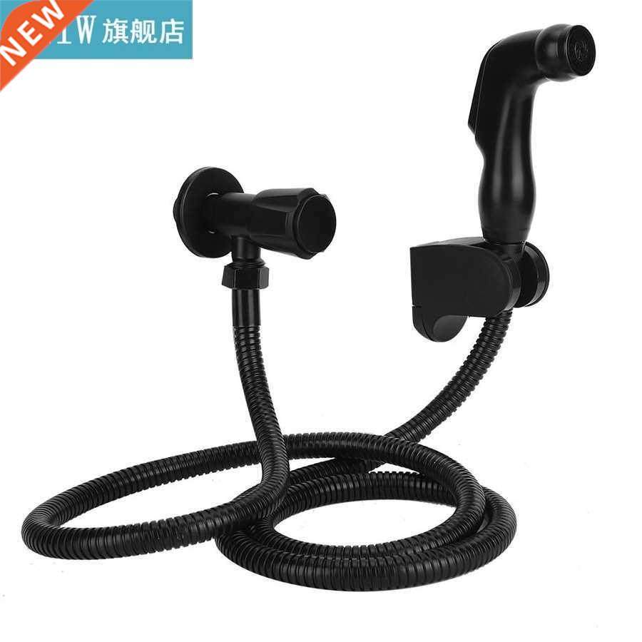 G1/2 Black Stainless Steel Handheld Toilet Bidet Sprayer Set