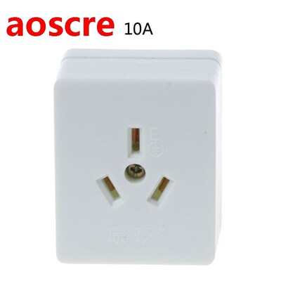 10A16A Electrical Wall Socket 3Pin Plug Wall Outlet Plate Pa