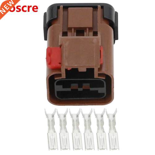 6 Pin Female Plastic Automotive Connector Car Connector Plug