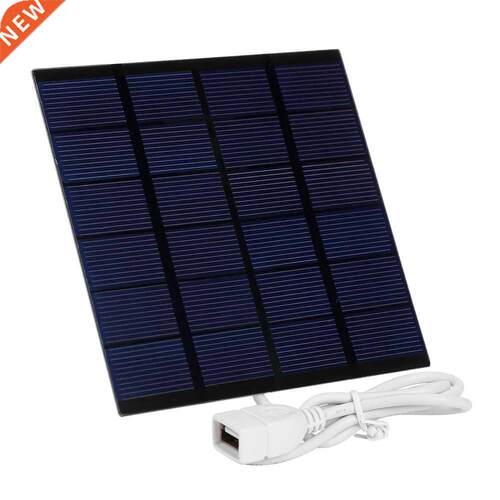 1.5W 6V Solar Panel Polysilicon Portable Outdoor Travel Sola