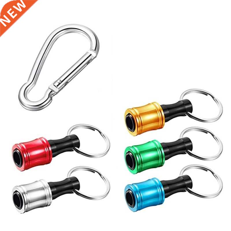 5 Pieces 1/4 Inch Hex Shank Keychain Extension Bar Set for D