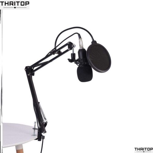 UnidireCtionAl CondenSer MiCrophone ArM StAnd StUdio MiC