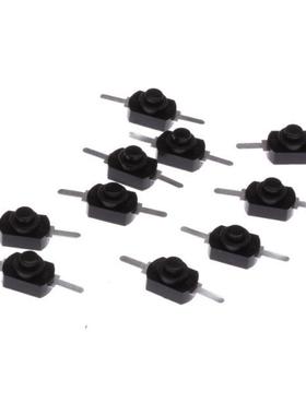 Plastic and Metal 10pcs 1A 30V DC 250V lack Latching On Of