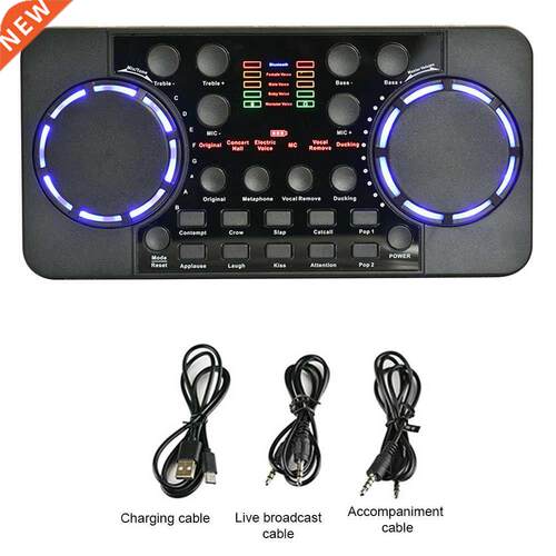 V300 Pro Sound Card 10 Sound Effects 4.0 Audio Interface No