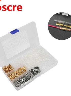 400PCS 4.0mm Male Female Wre Connectors Cold-Pressed Car El