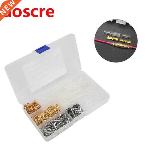 400PCS 4.0mm Male Female Wre Connectors Cold-Pressed Car El