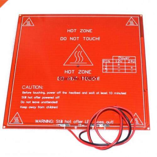 RepRap mendel PCB Heatbed MK2B with cable for Mendel D prin