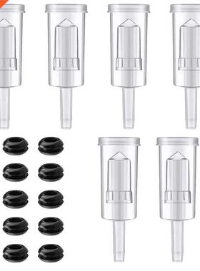 Airlock Set 10 Pcs Silicone Grommets and 6 Pcs Airlock for P