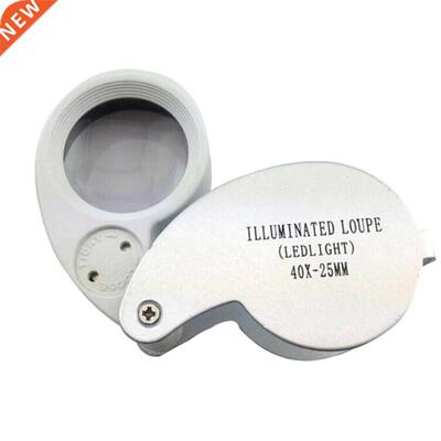 40x25mm Magnfer Loupe llumnated Magnfer Jewelry Cons