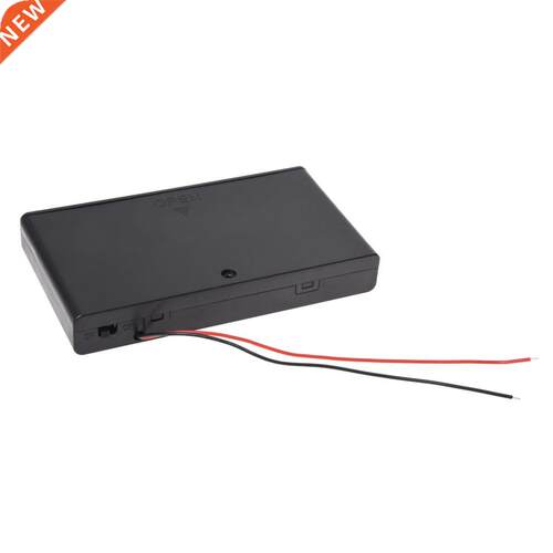 2 Pcs 8 x AA 12V Holder Case Box Wired ON/OFF Switch w Cove