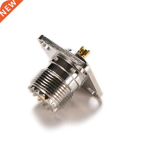 Connector SO239 UHF female jack 4-hole 25mm flange solder pa