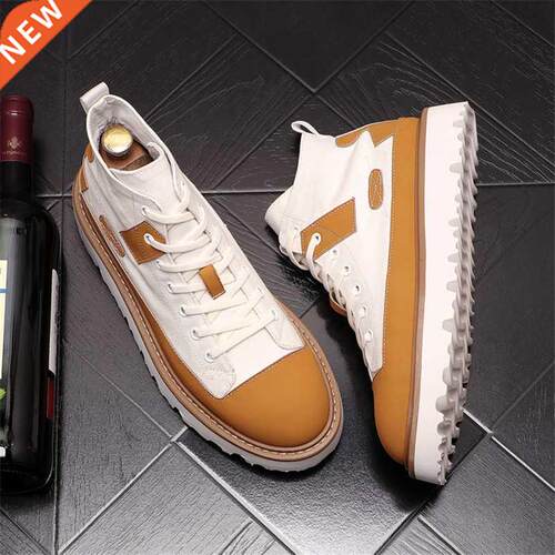 Fashion Men martin shoes Sneakers ankle boots Height Increa