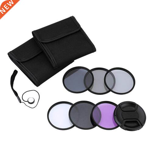 52mm UV + CPL + FLD + Neutral Density ND (ND2 ND4 ND8 Filter