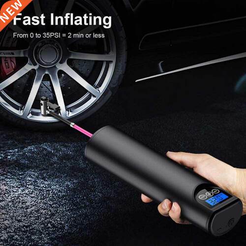 Wireless pump for cr tyre infltor USB chrger 12V Portbl