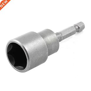 Female connector head width 17mm hexagonal 67 metallic