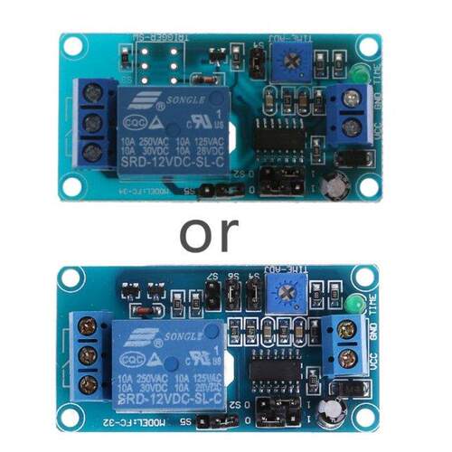 12V DC Delay Delay Relay Turn on / Delay Turn off Switch Mod