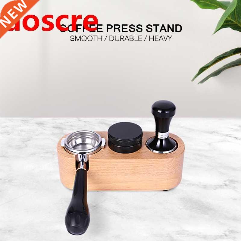 Coffee Flter Tamper Holder Sold wood Espresso Tamper Mat S