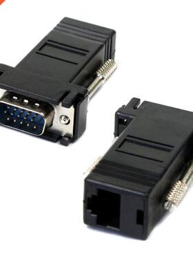 VGA Extender Male To Lan Cat5 Cat5e RJ45 Ethernet Female Ada
