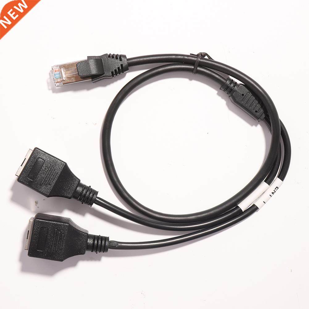 60cm Cat 5 Network Cable Ethernet Splitter Rj45 1 Male to 2