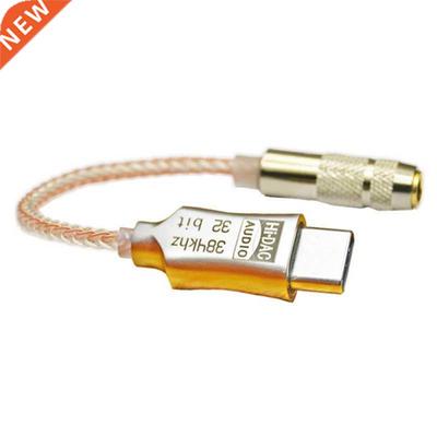 New Type C to 3.5mm Audio Cable Adapter DAC Decoder Converte