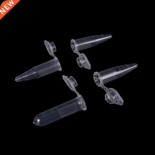 Lab Clear Test Tube Centrifuge Vial Snap Cap Micro Plastic C