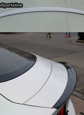 A7 Modified P Style Fiberglass Rear Trunk Lip Spoiler Car Wi