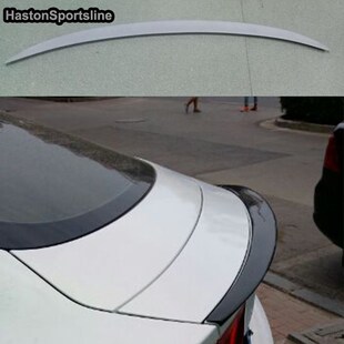 A7 Modified P Style Fiberglass Rear Trunk Lip Spoiler Car Wi