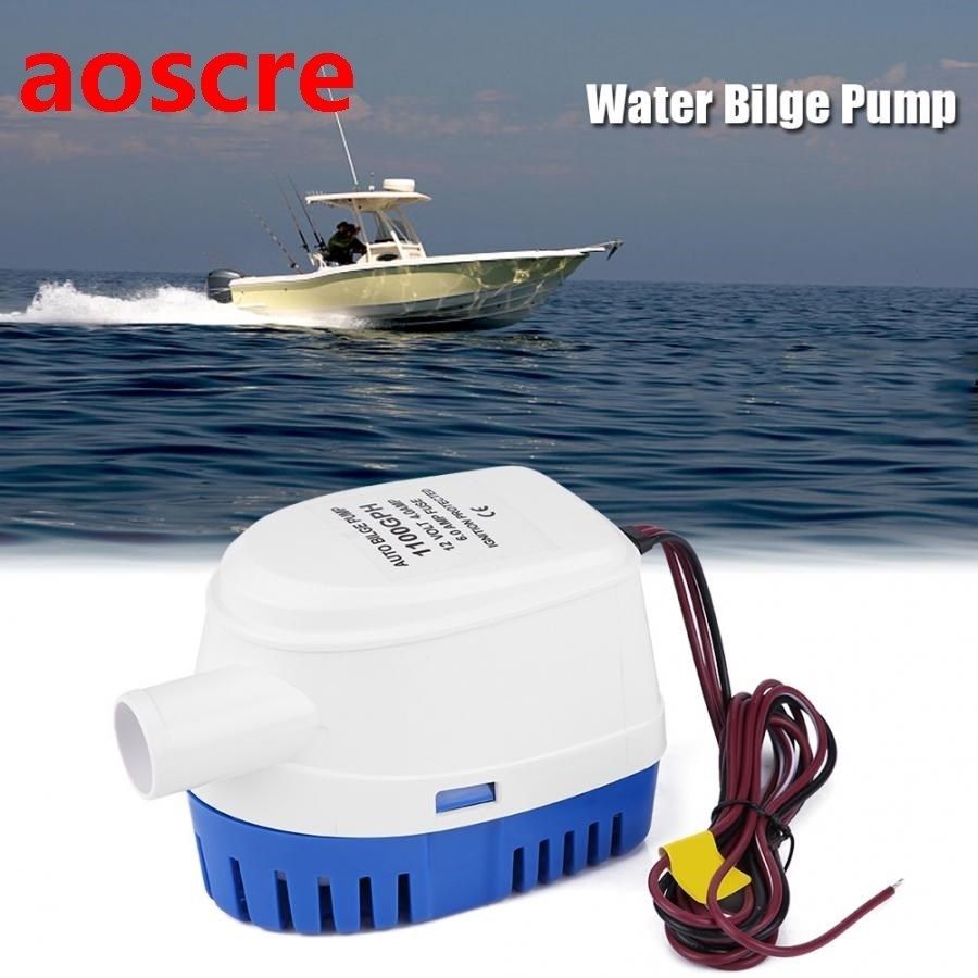 12v automatic water bilge pump 1100gph electric boat pump ya