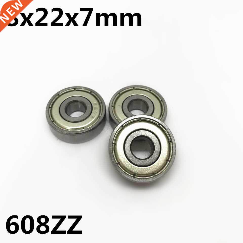 50Pcs 608ZZ 608-2RS 8x22x7 mm Deep groove ball bearing Minia