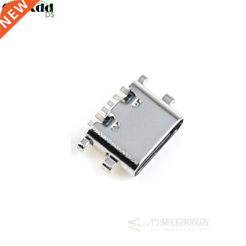 10Pcs/Lot Micro USB 3.1 Jack Type-C 6Pin SMD 90 Degree Femal