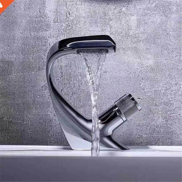 Black Faucet Bathroom Sink Faucets Hot Cold Water Mixer Cran