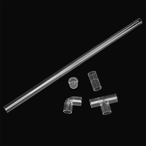 Transparent Acrylic Connector Tee Straight Elbow Coupling Ad
