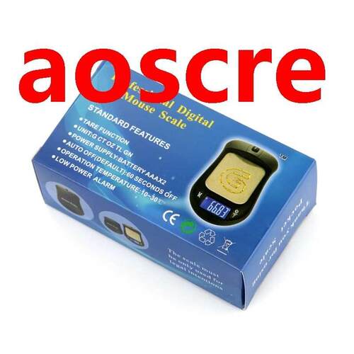 Mini 200g 0.01g Digital Pocket Scale LCD Mouse Shape Jewelry