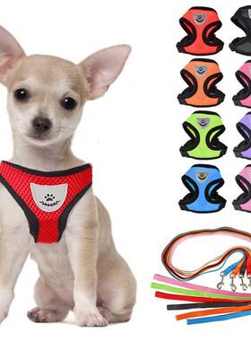 Nylon Mesh Cat Harness And Leash Breathable Kitten Cats Harn