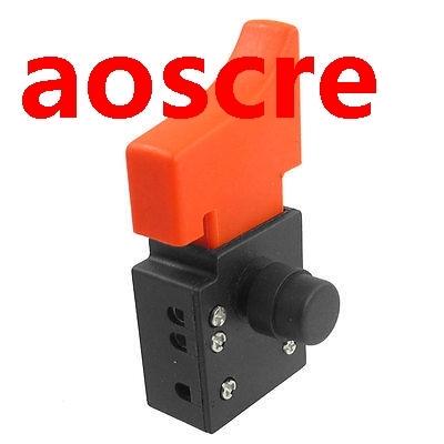 AC 250V 6A DPST NO Momentary Angle Grinder Trigger Switch fo