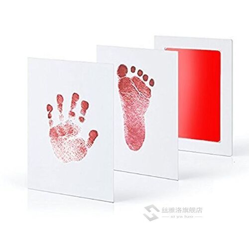 *Baby Paw Print Pad Foot Print Photo Frame Pad Inkless Wipe
