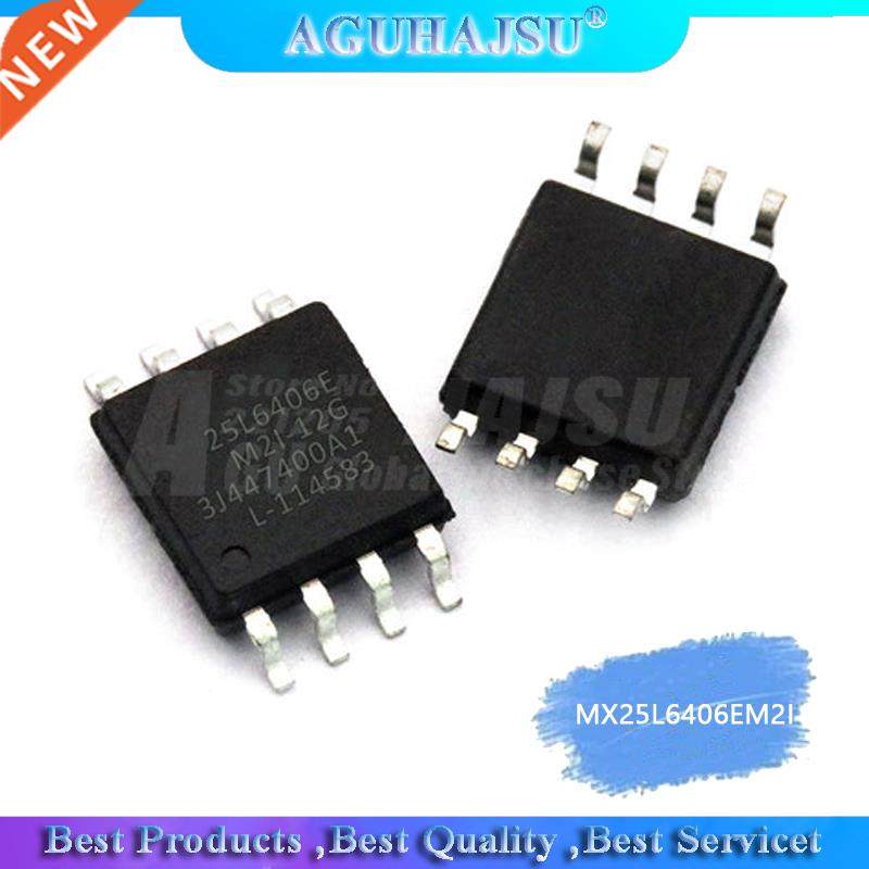 10pcs/lot MX25L6406EM2I-12G 25L6406E SOP8 laptop chip   orig