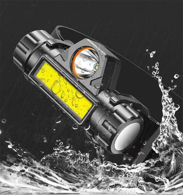 Portable mini Powerful Headlamp USB Rechargeable LED Headlig