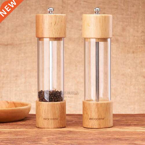 Household Wood Salt Pepper Grinder Peper Mills Manual Home G
