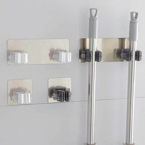 Wall Mounted Mop Organizer Holder Brush Broom Hanger Storage